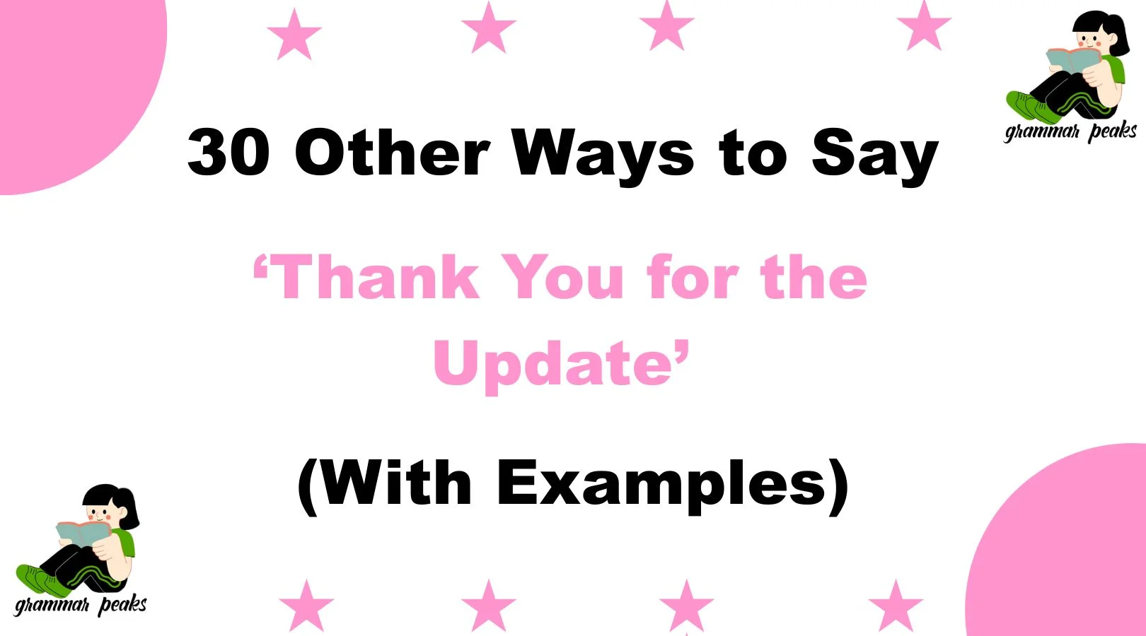 Other Ways to Say ‘Thank You for the Update’