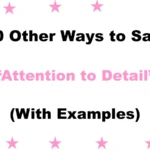 ‘Attention to Detail’