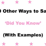 ‘Did You Know’