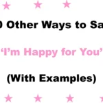 ‘I’m Happy for You’